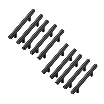 10 Pack 5 Inch Cabinet Pulls Matte Black Stainless Steel Kitchen Cupboard Handles Cabinet Handles 5 Inch Length, 3 Inch Hole Cen
10 Pack 5 Inch Cabinet Pulls Matte Black Stainless Steel Kitchen Cupboard Handles Cabinet Handles 5 Inch Length, 3 Inch Hole Cen