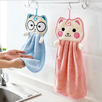 Cute Cartoon Cat Dishcloths Handkerchief Water Absorption Cloth Polyester Hanging Hand Towels Candy Color For Kitchen Bathroom
Cute Cartoon Cat Dishcloths Handkerchief Water Absorption Cloth Polyester Hanging Hand Towels Candy Color For Kitchen Bathroom