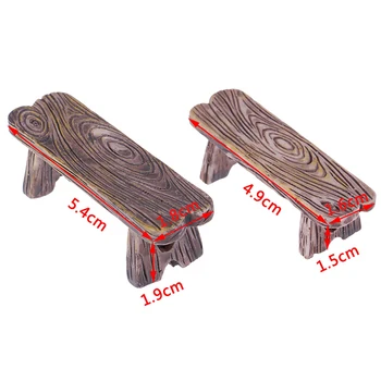 2pcs Dollhouse Wooden Chair Stool Fairy Garden Miniatures Decor Couple Bench Action Figurine DIY Doll Houses Accesories
2pcs Dollhouse Wooden Chair Stool Fairy Garden Miniatures Decor Couple Bench Action Figurine DIY Doll Houses Accesories