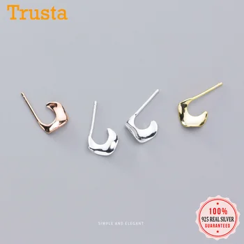 Trustdavis Minimalist Authentic 925 Sterling Silver Irregular Geometry Stud Earrings For Women Fine Silver 925 Jewelry DA887
Trustdavis Minimalist Authentic 925 Sterling Silver Irregular Geometry Stud Earrings For Women Fine Silver 925 Jewelry DA887