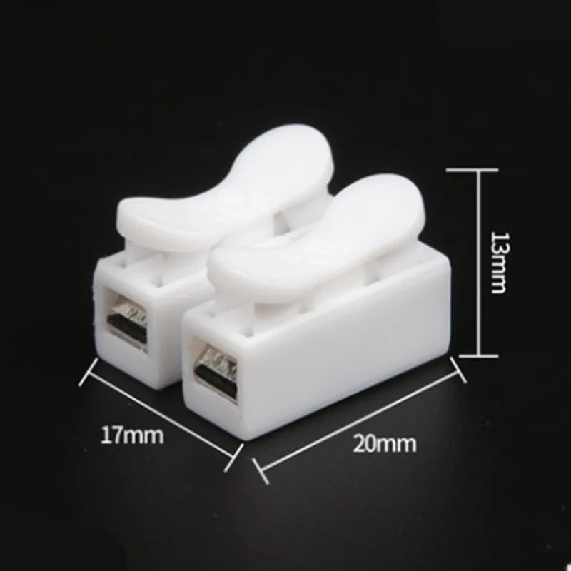 Description Picture 4 of item1/2/3/4P CH-1 CH-2 CH-3 CH-4 Spring Wire Quick Connector G7 Electrical Crimp Terminals Block Splice Cable Clamp Fit Led Strip