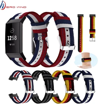 Replacement For Fitbit Charge 4 Band Nylon Fabric Strap Band Interchangeable Smart Fitness Watch Band With Stainless for Charge3
Replacement For Fitbit Charge 4 Band Nylon Fabric Strap Band Interchangeable Smart Fitness Watch Band With Stainless for Charge3