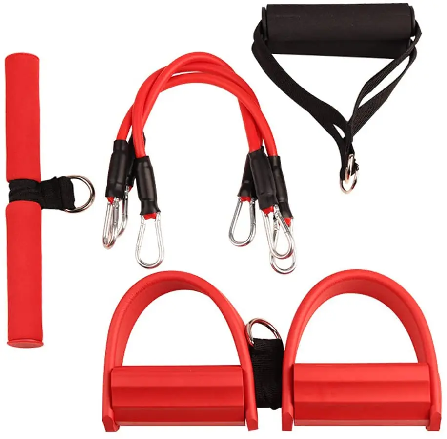 Three-Tube Resistance Elastic Pull Ropes Exerciser Rower Belly Resistance Band Home Gym Sport Training Elastic Bands For Fitness
Three-Tube Resistance Elastic Pull Ropes Exerciser Rower Belly Resistance Band Home Gym Sport Training Elastic Bands For Fitness