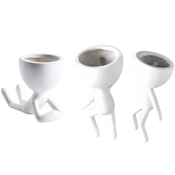 Botique-3 Pcs Portrait Flower Pot Resin Succulent Plant Pot Abstract Face Flower Pot Home Desktop Decoration
Botique-3 Pcs Portrait Flower Pot Resin Succulent Plant Pot Abstract Face Flower Pot Home Desktop Decoration