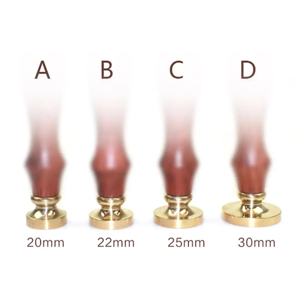 4 kinds of Size Retro Sealing Wax Stamp Copper Head Round Copper Head for Envelope Sealing
4 kinds of Size Retro Sealing Wax Stamp Copper Head Round Copper Head for Envelope Sealing