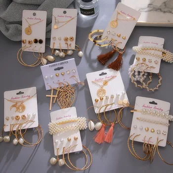 Tassel Acrylic Earrings For Women White Pearl Crystal Heart Earring Set Big Round Circle Geometric Earings Fashion Drop Earrings
Tassel Acrylic Earrings For Women White Pearl Crystal Heart Earring Set Big Round Circle Geometric Earings Fashion Drop Earrings
