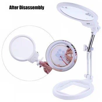 1PC Desktop Foldable Magnifier Lamp Light LED New For Soldering Welding Reading
1PC Desktop Foldable Magnifier Lamp Light LED New For Soldering Welding Reading