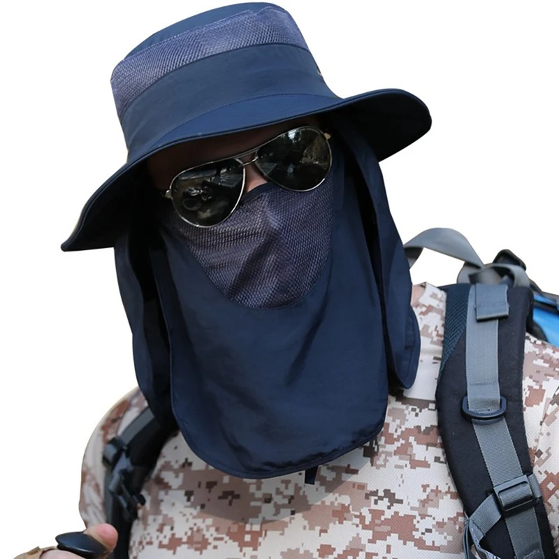 Hiking Caps Men Women Quick Dry 360 Degree Sunshade UV Protection Removable Face Mask Ear Neck Cover Outdoor Fishing Sportswear
Hiking Caps Men Women Quick Dry 360 Degree Sunshade UV Protection Removable Face Mask Ear Neck Cover Outdoor Fishing Sportswear