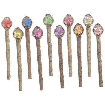 1pc Creative Retro Metal Bookmark Ruler Colorful Flower Bookmarks with Glass Gems As Book Page Marker School Supplies
1pc Creative Retro Metal Bookmark Ruler Colorful Flower Bookmarks with Glass Gems As Book Page Marker School Supplies