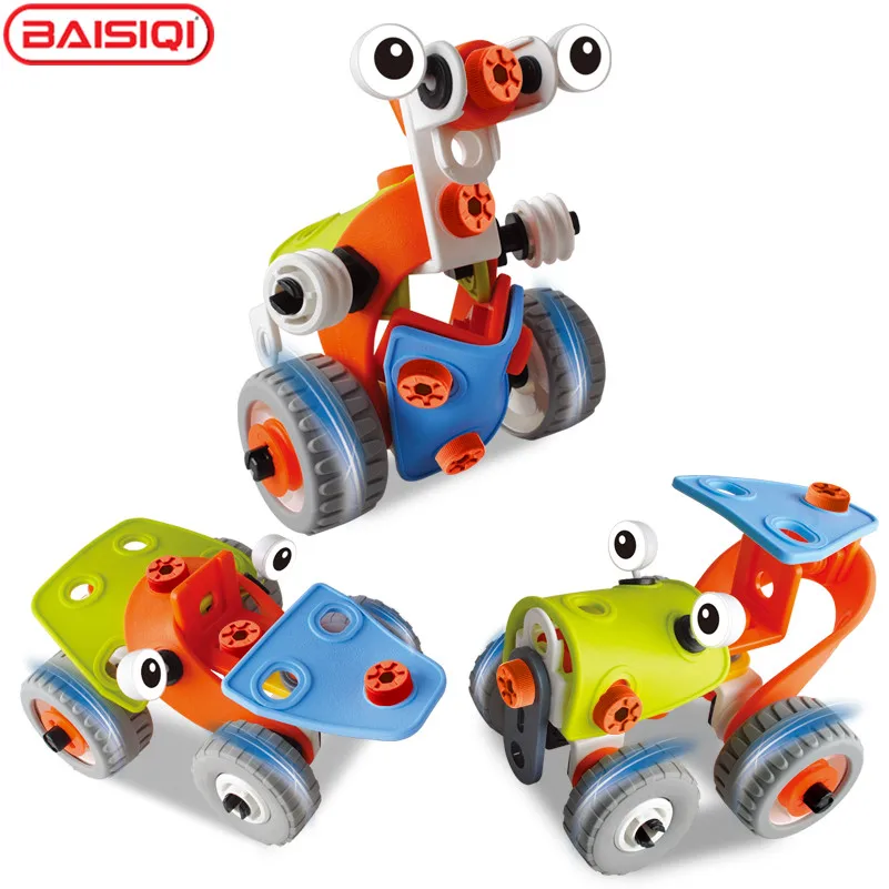 BAISIQI 3 in 1 Intelligent Assembly tool set car robot model Creative science DIY toy Screw block kit BAISIQI
BAISIQI 3 in 1 Intelligent Assembly tool set car robot model Creative science DIY toy Screw block kit BAISIQI