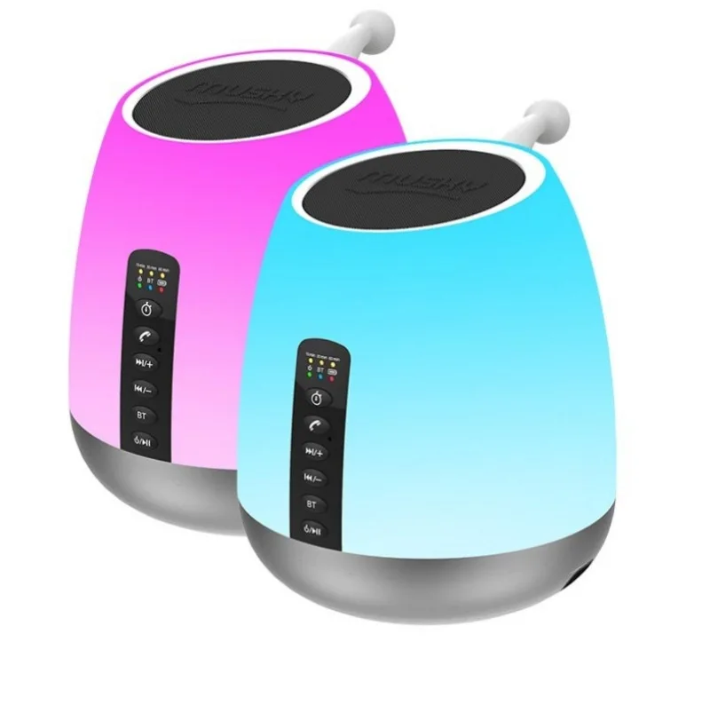 Portable Wireless Bluetooth 4.2 Subwoofer Speaker Support playing music from TF card / FM play / Aux LED Night Light Loudspeaker
Portable Wireless Bluetooth 4.2 Subwoofer Speaker Support playing music from TF card / FM play / Aux LED Night Light Loudspeaker