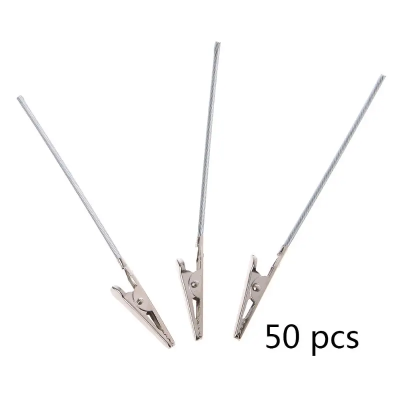 50pcs 4 Inch DIY Craft New Wire Clip Card Note Picture Photo Memo Holder Clips Party Alligator Clamp
50pcs 4 Inch DIY Craft New Wire Clip Card Note Picture Photo Memo Holder Clips Party Alligator Clamp