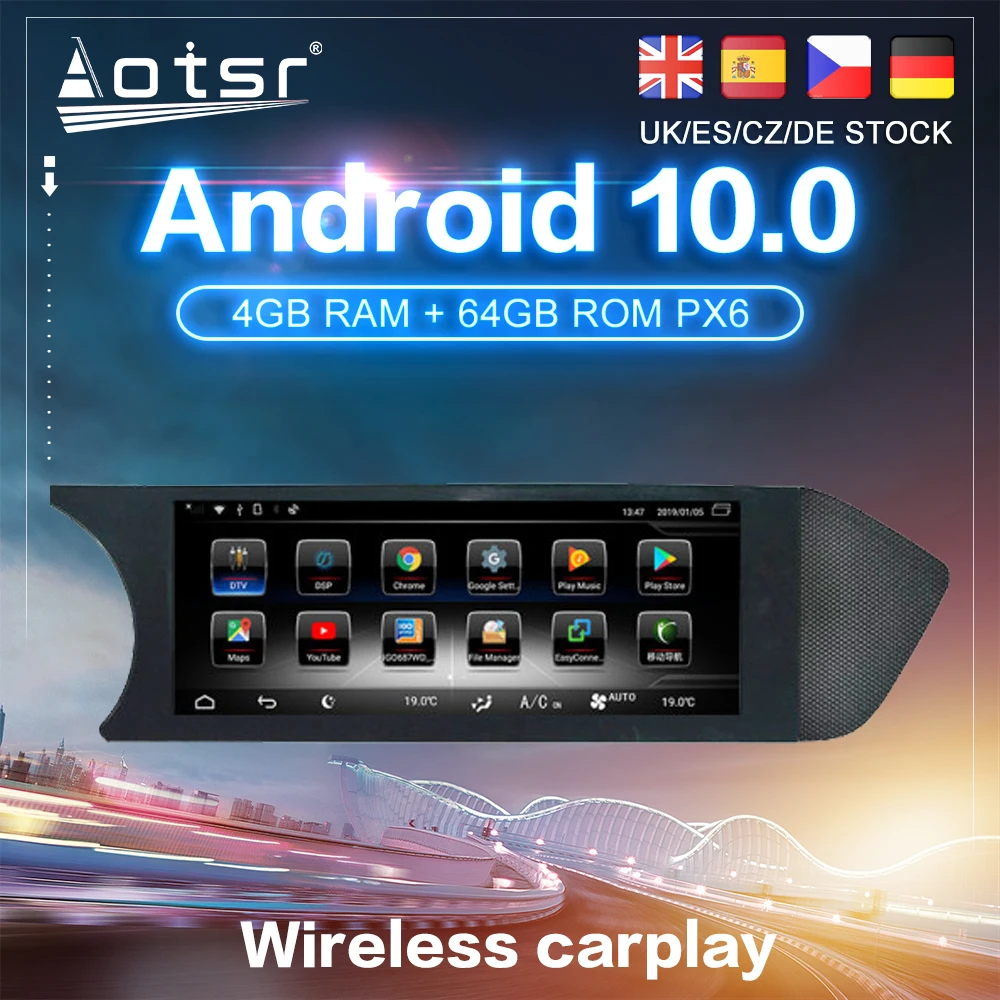 Android 10 For Mercedes-Benz C-Class (W204) 2011- 2014 Car GPS Navigation Auto Radio Stereo DVD Multimedia Video Player HeadUnit
Android 10 For Mercedes-Benz C-Class (W204) 2011- 2014 Car GPS Navigation Auto Radio Stereo DVD Multimedia Video Player HeadUnit