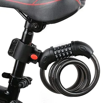 GoByGo 1PC Bike Lock 5 Digit Code Combination Bicycle Security Lock 1200 mm x 12 mm Steel Cable Spiral Bike Cycling Bicycle Lock
GoByGo 1PC Bike Lock 5 Digit Code Combination Bicycle Security Lock 1200 mm x 12 mm Steel Cable Spiral Bike Cycling Bicycle Lock