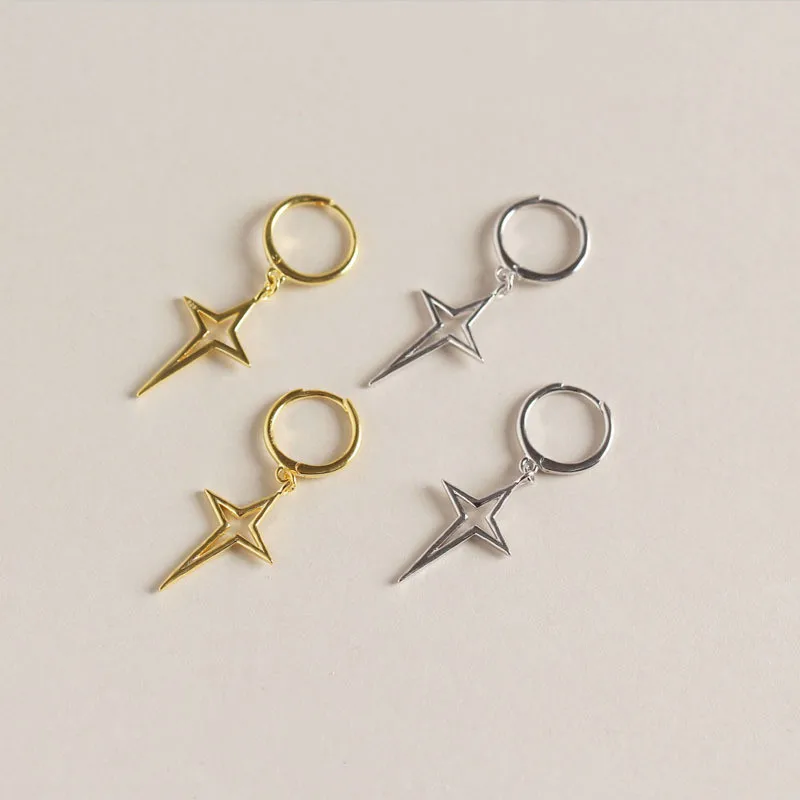 DAIWUJAN 925 Sterling Silver Hollow Crossed Star Stud Earrings For Women Small Circle Female Earrings Boucle D'oreille 2019
DAIWUJAN 925 Sterling Silver Hollow Crossed Star Stud Earrings For Women Small Circle Female Earrings Boucle D'oreille 2019