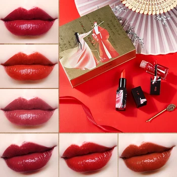 Chinese Traditional Style Beautiful Packing Moisturizing Lipstick Silky Smooth Lip Gloss Set
Chinese Traditional Style Beautiful Packing Moisturizing Lipstick Silky Smooth Lip Gloss Set