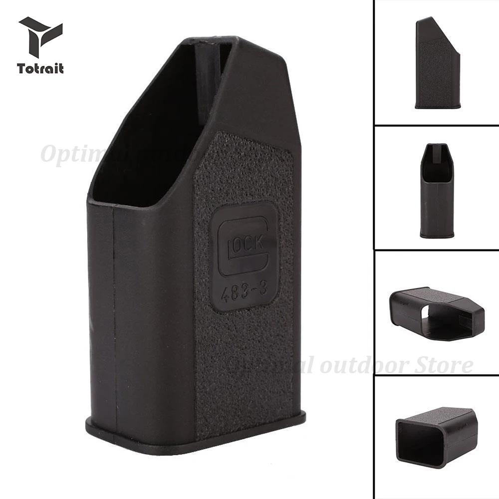 Фото TOtrait Tactical Speed Loader Magazine Quick Fill Sleeve plastic adapter speed loader For 9mm .40 .357 .45 GAP Mags Clips | Спорт и