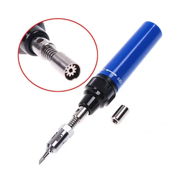 Refillable Butane Gas Soldering Iron Blue Pen shape Tool multipurpose coreless Kit
Refillable Butane Gas Soldering Iron Blue Pen shape Tool multipurpose coreless Kit
