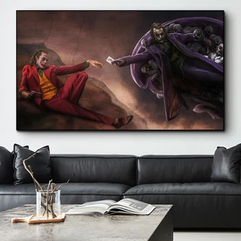 Joker Hand to Hand Graffiti Art Paintings On the Wall Art Posters And Prints Heath Ledger Joker Modern Art Pictures Home Decor 
Joker Hand to Hand Graffiti Art Paintings On the Wall Art Posters And Prints Heath Ledger Joker Modern Art Pictures Home Decor
