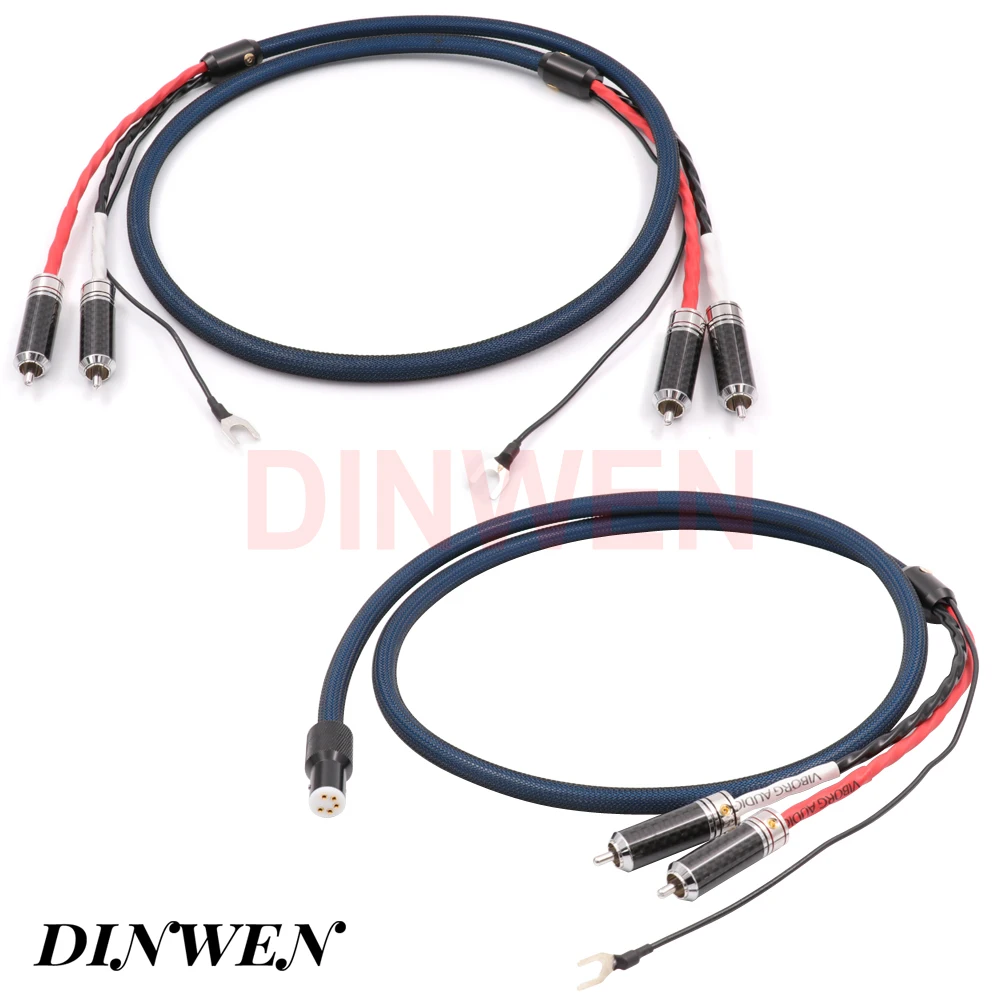 Viborg 5N OFC 5pin DIN Connector to RCA Cable 2 RCA Plug to 2 RCA Plugs Signal Cable For Hifi Audio Phono Turntable Vinyl 1.2M
Viborg 5N OFC 5pin DIN Connector to RCA Cable 2 RCA Plug to 2 RCA Plugs Signal Cable For Hifi Audio Phono Turntable Vinyl 1.2M