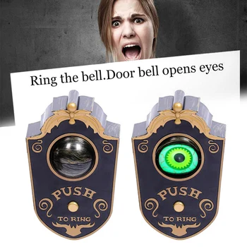 Halloween Decorations Animated Eyeball One-Eyed Doorbell Push with Spooky Sounds Glowing Eyeballs Doorbell UD88
Halloween Decorations Animated Eyeball One-Eyed Doorbell Push with Spooky Sounds Glowing Eyeballs Doorbell UD88