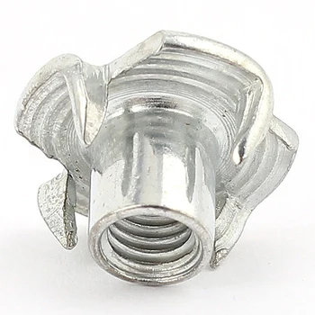 New 50Pcs 4 Prongs Carbon Steel Zinc Plated T-Nut Tee Nut M5 x 8mm
New 50Pcs 4 Prongs Carbon Steel Zinc Plated T-Nut Tee Nut M5 x 8mm