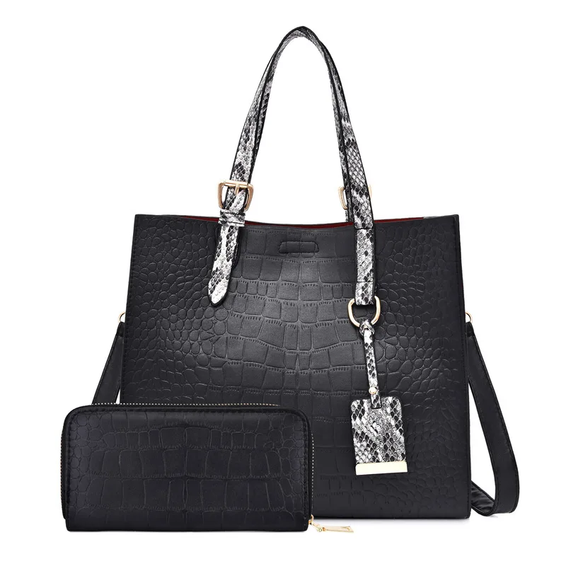 2019 New Style Womenbag Nobility Goddess Bag Shoulder Diagonal Crocodile Pattern Bag