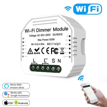 Wifi LED Light Switch Smart Life APP Wireless Remote Dimming Light Controller Module Breaker Timer 1/2 Way Switch For Family
Wifi LED Light Switch Smart Life APP Wireless Remote Dimming Light Controller Module Breaker Timer 1/2 Way Switch For Family