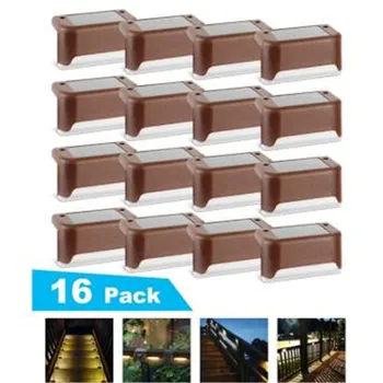16/8PCS Solar Deck Lights Solar Step Lights Outdoor Waterproof Led Solar Fence Lamp for Patio Stairs Garden Pathway Step Yard
16/8PCS Solar Deck Lights Solar Step Lights Outdoor Waterproof Led Solar Fence Lamp for Patio Stairs Garden Pathway Step Yard