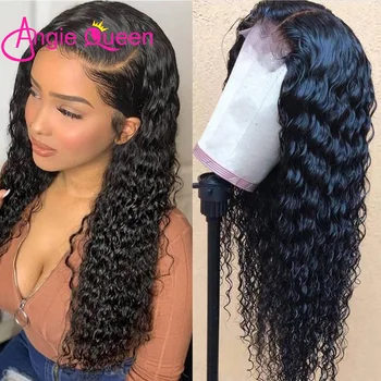ANGIE QUEEN Lace Front Human Hair Wigs 4x4 Closure Lace Wig Brazilian Hair Deep Wave Lace closure Wigs 150% Remy Hair Wigs
ANGIE QUEEN Lace Front Human Hair Wigs 4x4 Closure Lace Wig Brazilian Hair Deep Wave Lace closure Wigs 150% Remy Hair Wigs