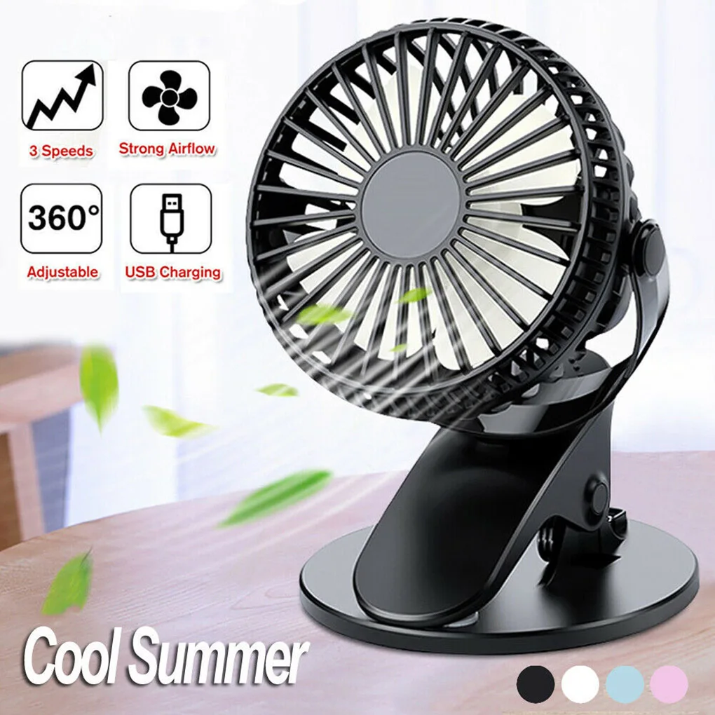 Portable USB Table Fan Clip-on Type Rechargeable Cooling Mini Desk Fan 360 Degree Rotation 3 Speeds Adjustable Clip-on Fan
Portable USB Table Fan Clip-on Type Rechargeable Cooling Mini Desk Fan 360 Degree Rotation 3 Speeds Adjustable Clip-on Fan