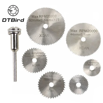 6pcs HSS Circular Saw Blade Rotary Tool Metal Cutter Power Tool Set Wood Cutting Discs Drill Mandrel Cutoff 22 /25 /32 /35 /44mm
6pcs HSS Circular Saw Blade Rotary Tool Metal Cutter Power Tool Set Wood Cutting Discs Drill Mandrel Cutoff 22 /25 /32 /35 /44mm
