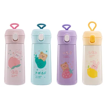 450/350ml Kids Thermos Mug With Straw Stainless Steel Fruit Vacuum Flasks Children Cute Thermal Water Bottle Tumbler Thermocup 
450/350ml Kids Thermos Mug With Straw Stainless Steel Fruit Vacuum Flasks Children Cute Thermal Water Bottle Tumbler Thermocup