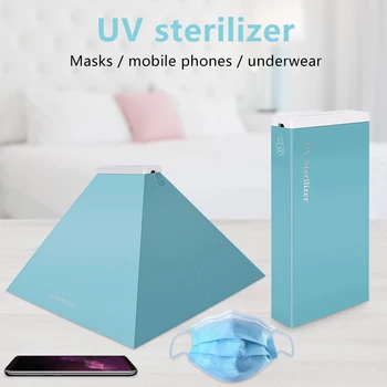 UV Sterilizer Disinfection Box Foldable UV Light LED Sterilizer Box for Face Mask/Watches One-Click Sterilization Box
UV Sterilizer Disinfection Box Foldable UV Light LED Sterilizer Box for Face Mask/Watches One-Click Sterilization Box