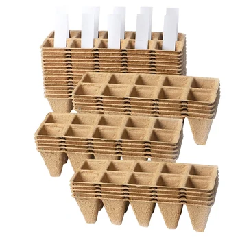 Seed Starter Pulp Pots 20 PCS Seedling Starter Trays Pulp Pots for Garden Seedling with 20 Plastic Plant Labels
Seed Starter Pulp Pots 20 PCS Seedling Starter Trays Pulp Pots for Garden Seedling with 20 Plastic Plant Labels