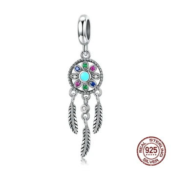 womak Hot sale 925 sterling silver dream catcher necklace pendant charms fit Pandora bracelet charm original jewelry making
womak Hot sale 925 sterling silver dream catcher necklace pendant charms fit Pandora bracelet charm original jewelry making