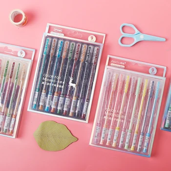 9 Colors Bullet Tip Morandi Gel Pen Colored DIY Bullet Journal Drawing Graffiti Pen Kawaii Office Stationery School Supplies
9 Colors Bullet Tip Morandi Gel Pen Colored DIY Bullet Journal Drawing Graffiti Pen Kawaii Office Stationery School Supplies