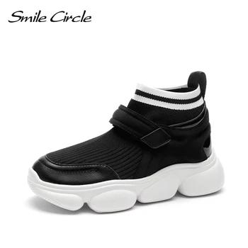 Smile Circle kniting Sneaker women flat platform shoes autumn 2019 Spring Fashion Lightweight Outdoor Casual Shoes
Smile Circle kniting Sneaker women flat platform shoes autumn 2019 Spring Fashion Lightweight Outdoor Casual Shoes