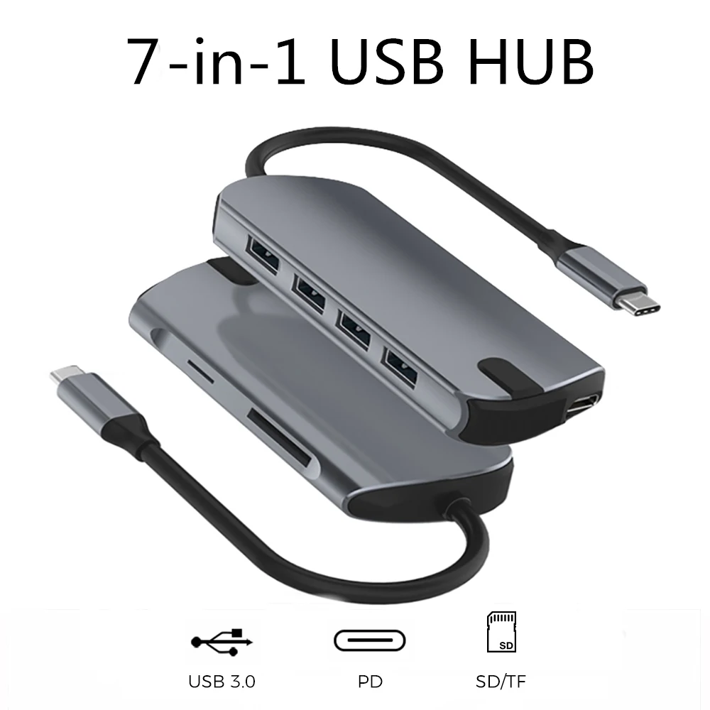 Type C USB C HUB With 65W PD Charge SD TF Card Reader USB 3.0 Hub For Macbook Pro Dell XPS 13 15 Lenovo ThinkPad Huawei MateBook
Type C USB C HUB With 65W PD Charge SD TF Card Reader USB 3.0 Hub For Macbook Pro Dell XPS 13 15 Lenovo ThinkPad Huawei MateBook