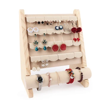 Wood Earrings Multifunctional Display Stand Detachable Bracelet Display Stand Watch Stand Ear Jewelry Display Props
Wood Earrings Multifunctional Display Stand Detachable Bracelet Display Stand Watch Stand Ear Jewelry Display Props