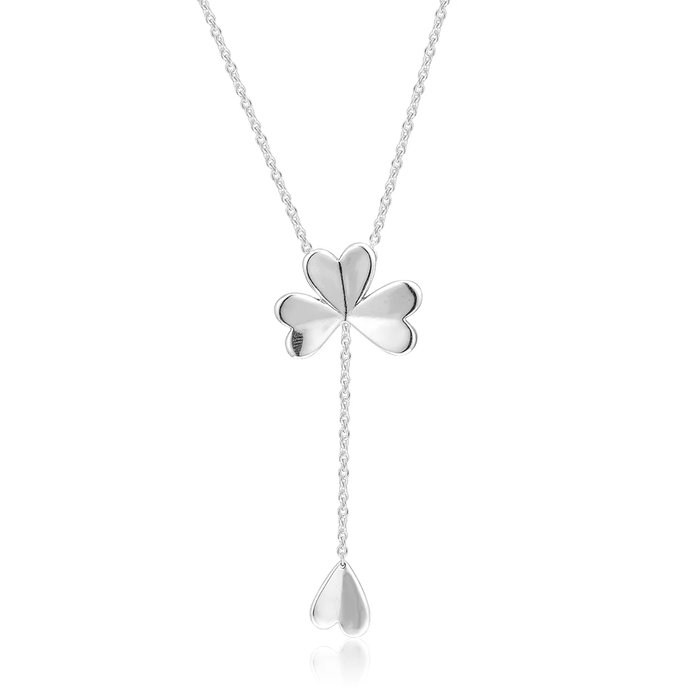 Lucky Four-Leaf Clover Necklace & Pendant Sterilng Silver Chain Woman Jewelry Making Fits Original Charms Mother's Day
Lucky Four-Leaf Clover Necklace & Pendant Sterilng Silver Chain Woman Jewelry Making Fits Original Charms Mother's Day