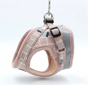 Hot Sale Pets Chest Straps Reflect Light Ventilation Straps Pets Dog Vest Type Kitty Dog Tow Rope Plaid Dog Leash Harness
Hot Sale Pets Chest Straps Reflect Light Ventilation Straps Pets Dog Vest Type Kitty Dog Tow Rope Plaid Dog Leash Harness