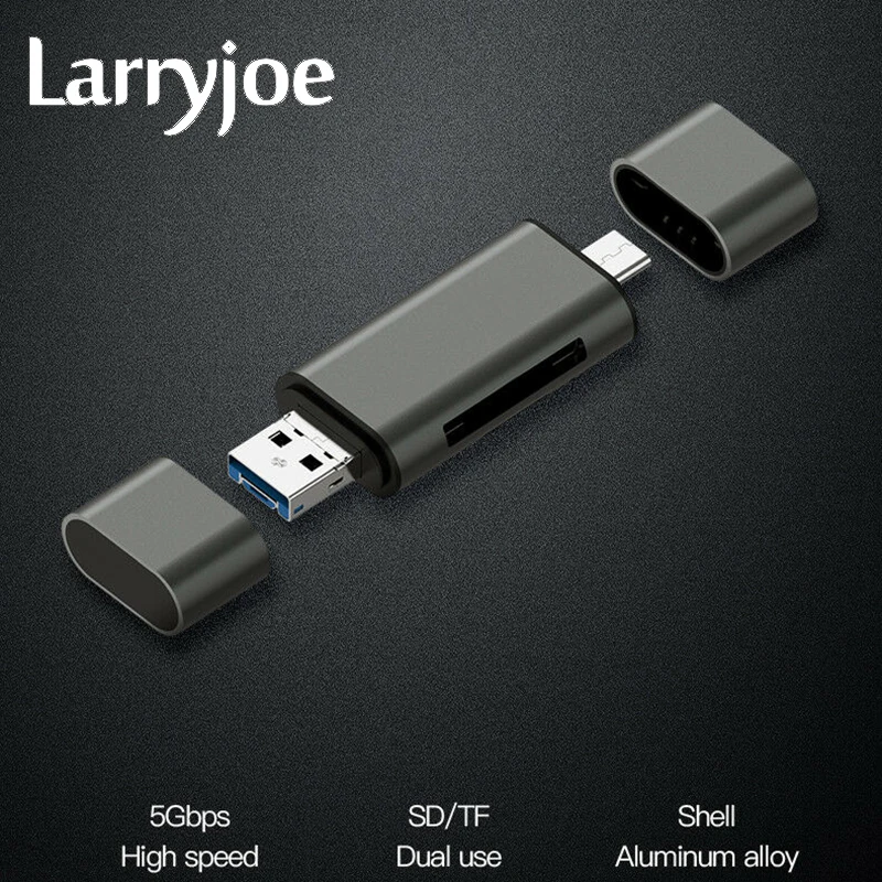 5-in-1 Type C OTG Card Reader With USB Female Interface For PC USB 3.0 Read TF Memory Card Reader Adapter Computer Supplies
5-in-1 Type C OTG Card Reader With USB Female Interface For PC USB 3.0 Read TF Memory Card Reader Adapter Computer Supplies