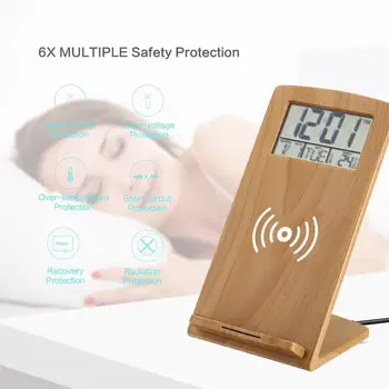 Power Bank Wireless Charger Bracket Fast Charger Electronic Desktop With LED Alarm Digital Phone Charging Clock Holder Disp Z6O7
Power Bank Wireless Charger Bracket Fast Charger Electronic Desktop With LED Alarm Digital Phone Charging Clock Holder Disp Z6O7