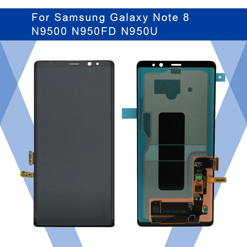 Фото Для SAMSUNG Galaxy NOTE 8 N9500 ЖК-дисплей AMOLED экран + сенсорная панель дигитайзер сборка для