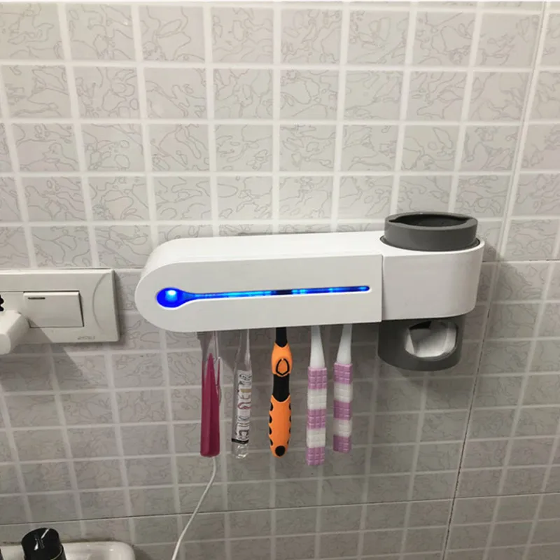 Antibacteria UV Light Ultraviolet Toothbrush Sterilizer Automatic Toothpaste Dispenser Dispenser Tooth Brush Holder Oral Cleaner
Antibacteria UV Light Ultraviolet Toothbrush Sterilizer Automatic Toothpaste Dispenser Dispenser Tooth Brush Holder Oral Cleaner