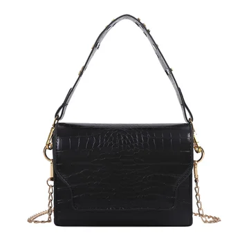 Crocodile Pattern Solid Color Retro PU Soft Bread Cover Crossbody Bag 2020 For Ladies With Adjustable Shoulder Strap Handbag
Crocodile Pattern Solid Color Retro PU Soft Bread Cover Crossbody Bag 2020 For Ladies With Adjustable Shoulder Strap Handbag