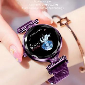 Fashion Women Watch H1 Heart Rate Monitor Lady Fitness Bracelet Pedometer Female Physiological Cycle Waterproof Smart Watch
Fashion Women Watch H1 Heart Rate Monitor Lady Fitness Bracelet Pedometer Female Physiological Cycle Waterproof Smart Watch
