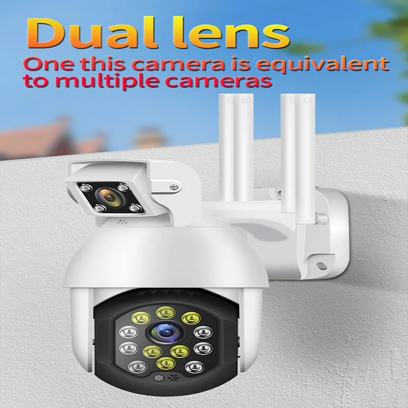 IP Camera 1080P PTZ Wifi Wireless Security Duallens Camera HD Home PTZ IR Cam Motion Detection Video Surveillance IP Camera
IP Camera 1080P PTZ Wifi Wireless Security Duallens Camera HD Home PTZ IR Cam Motion Detection Video Surveillance IP Camera