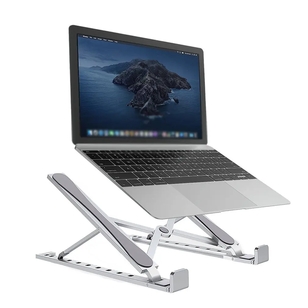 Aluminum Alloy Multi-Range Adjustable Notebook Bracket Cooling Portable Desktop Tablet Universal Telescopic Folding Metal
Aluminum Alloy Multi-Range Adjustable Notebook Bracket Cooling Portable Desktop Tablet Universal Telescopic Folding Metal